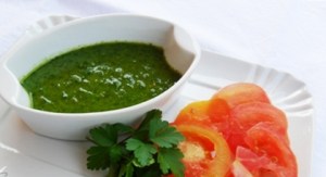 salsa di prezzemolo e acciughe